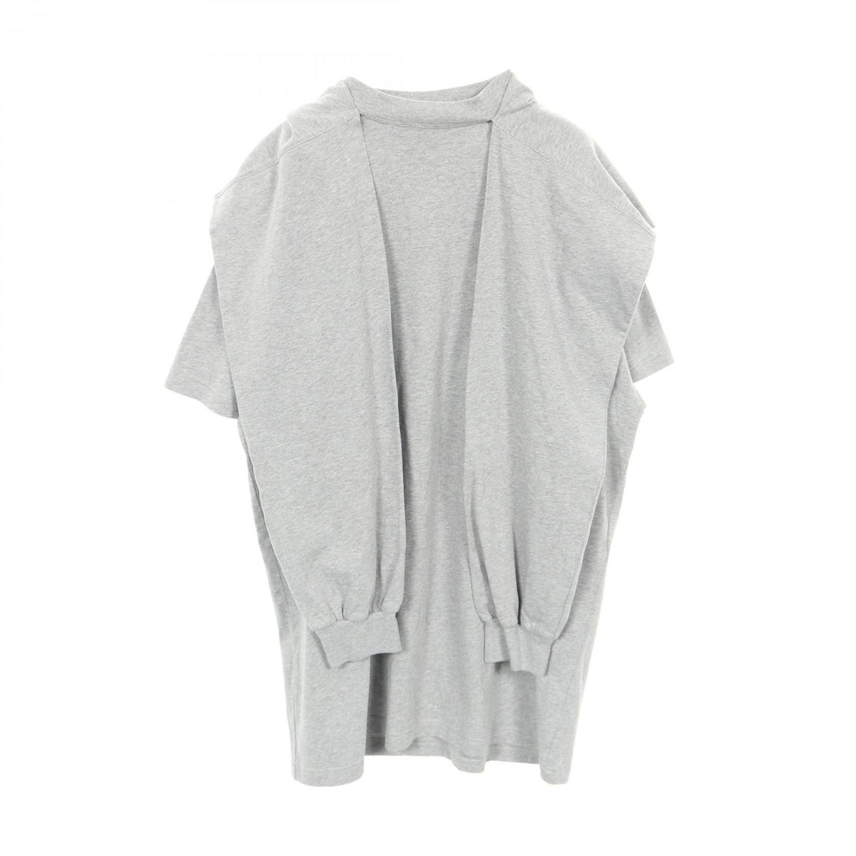 バレンシアガ Incognito Hooded Layered T-Shirt 半袖Tシャツ グレー系