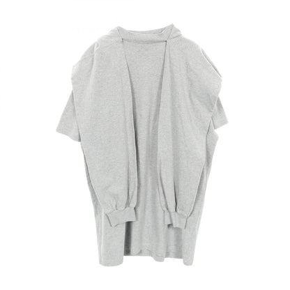 バレンシアガ Incognito Hooded Layered T-Shirt 半袖Tシャツ グレー系