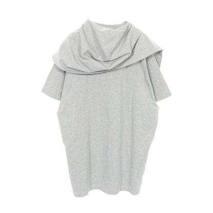 バレンシアガ Incognito Hooded Layered T-Shirt 半袖Tシャツ グレー系