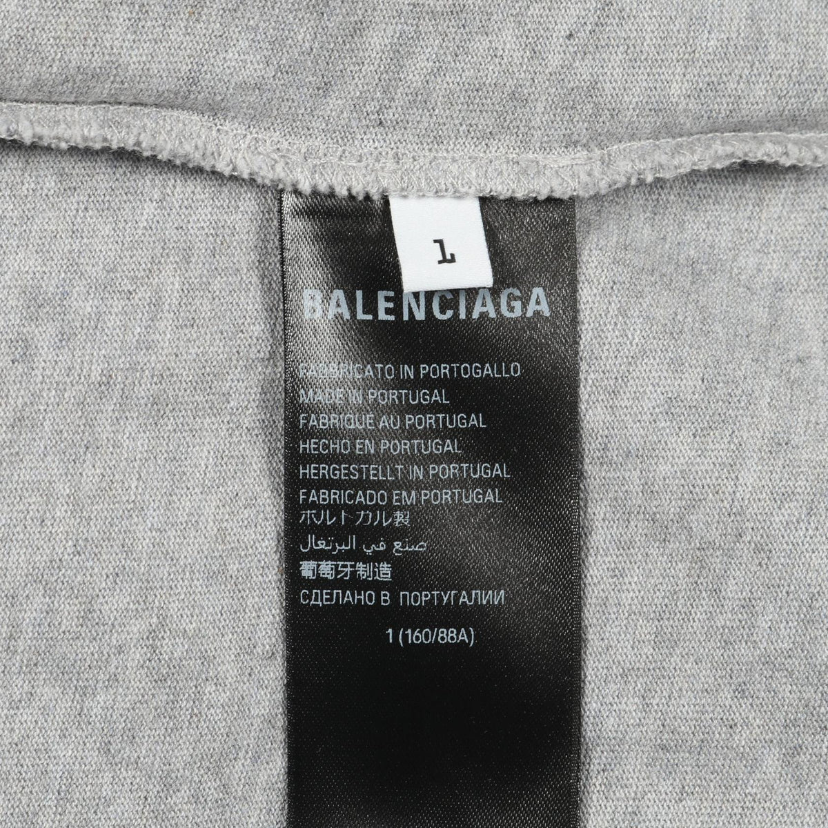 バレンシアガ Incognito Hooded Layered T-Shirt 半袖Tシャツ グレー系