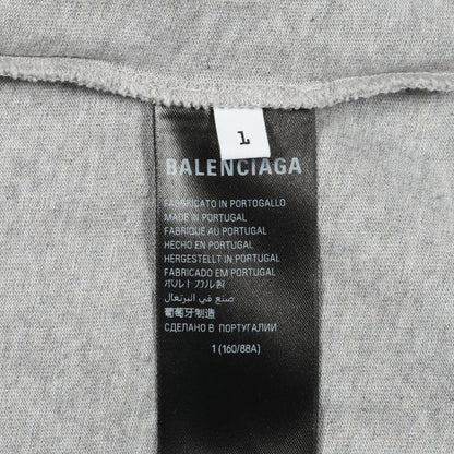 バレンシアガ Incognito Hooded Layered T-Shirt 半袖Tシャツ グレー系