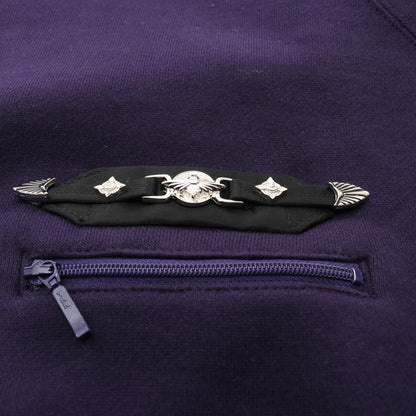 トーガビリリース POLO COLLAR SWEATSHIRT スウェット パープル系