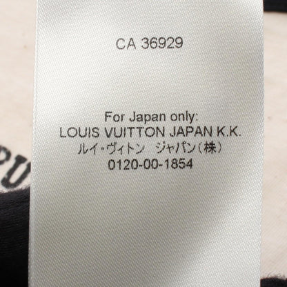 ルイ・ヴィトン ロゴ ラグランスリーブ 長袖Tシャツ アイボリー系 ブラック系 トップス LOUIS VUITTON