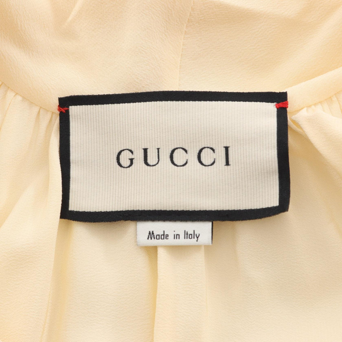 グッチ ボウタイ付き ブラウス ベージュ系 トップス GUCCI