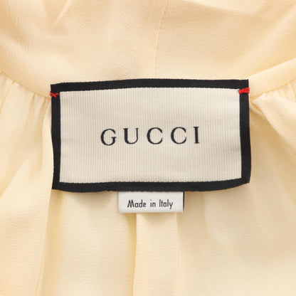 グッチ ボウタイ付き ブラウス ベージュ系 トップス GUCCI