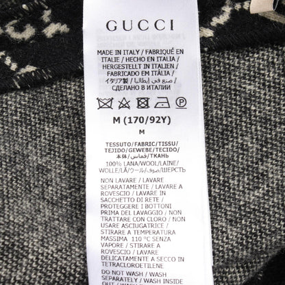 グッチ GGジャガード ケープ ポンチョ ブラック系 アウター GUCCI
