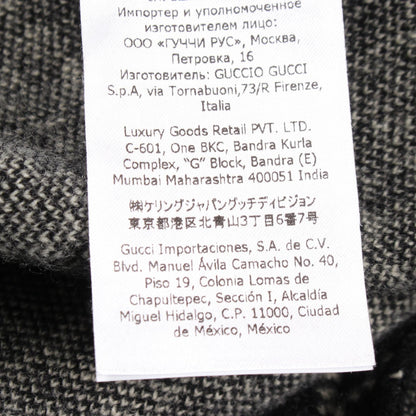 グッチ GGジャガード ケープ ポンチョ ブラック系 アウター GUCCI