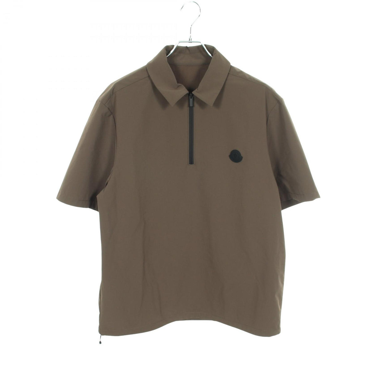 モンクレール ハーフジップ ポロシャツ カーキ系 トップス MONCLER