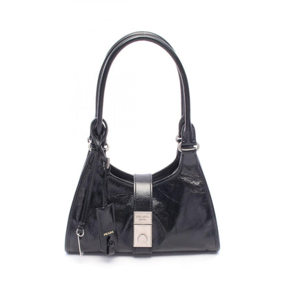 プラダ SOFT LUX ハンドバッグ ブラック系 バッグ PRADA