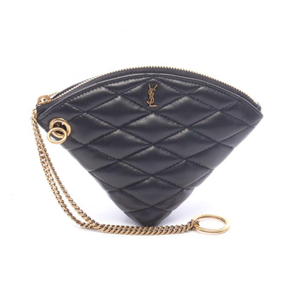 サンローランパリ サド キーリング付き コインケース ブラック系 財布・小物 SAINT LAURENT PARIS