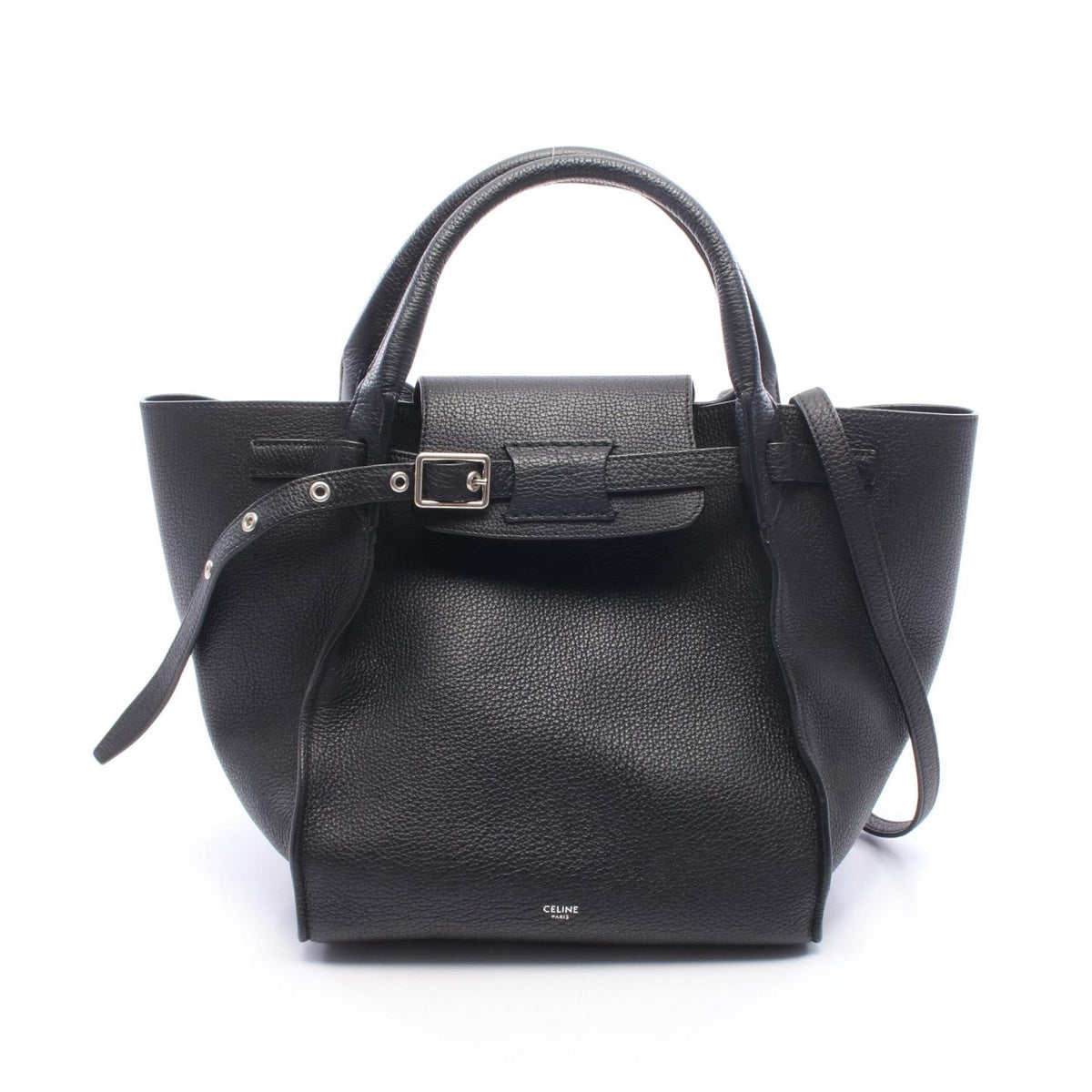 セリーヌ ビッグバッグ スモール ウィズ ロングストラップ ハンドバッグ ブラック系 バッグ CELINE