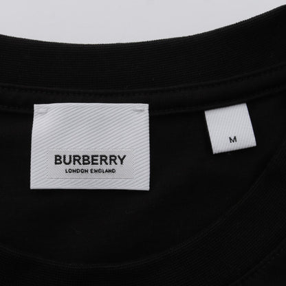 バーバリー チェック ポケット付き 半袖Tシャツ ブラック系 トップス BURBERRY
