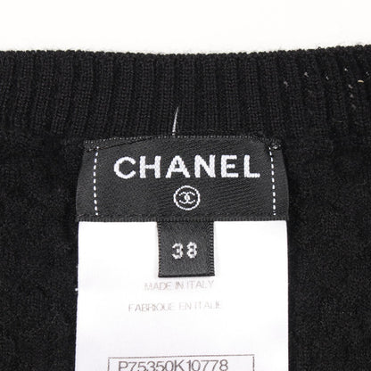 シャネル ココマークボタン カーディガン ブラック系 トップス CHANEL