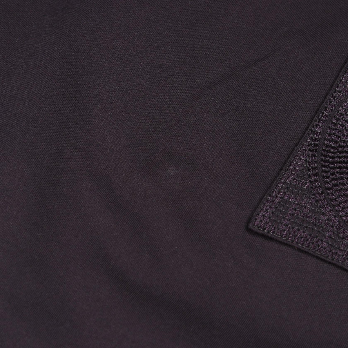 エルメス モザイク刺繍パッチポケット 半袖Tシャツ ブラック系 トップス HERMES