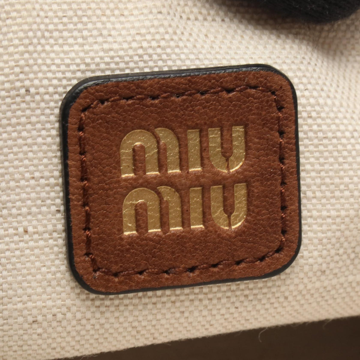 ミュウ ミュウ ショルダーバッグ ブラウン系 バッグ MIU MIU