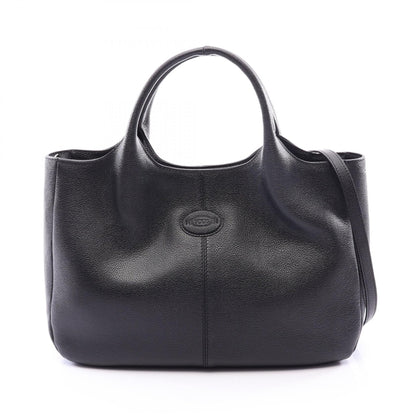 トッズ ALH ショッピングトート 2WAY トートバッグ ブラック系 バッグ TOD'S