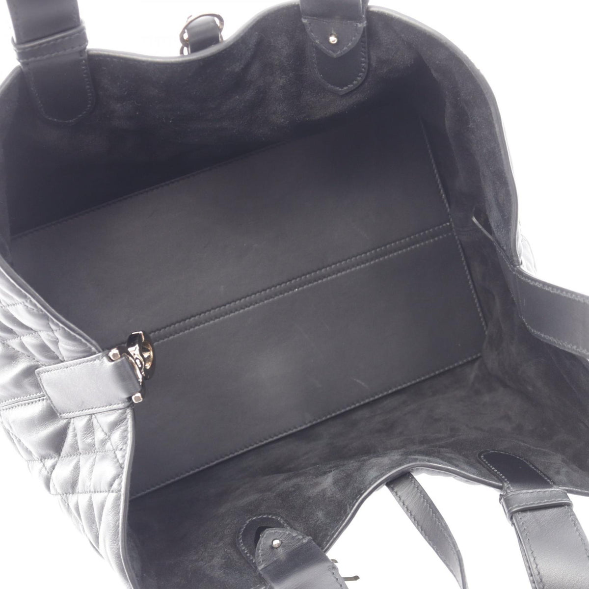 ディオール Toujours トゥージュール ミディアム マクロカナージュ ハンドバッグ ブラック系 バッグ DIOR