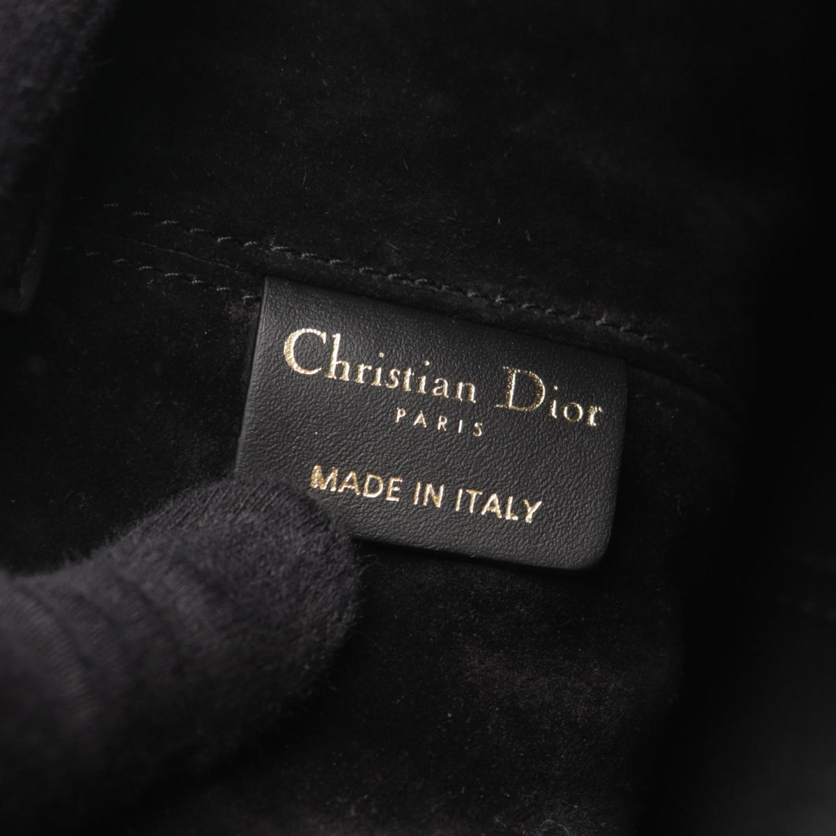 ディオール Toujours トゥージュール ミディアム マクロカナージュ ハンドバッグ ブラック系 バッグ DIOR