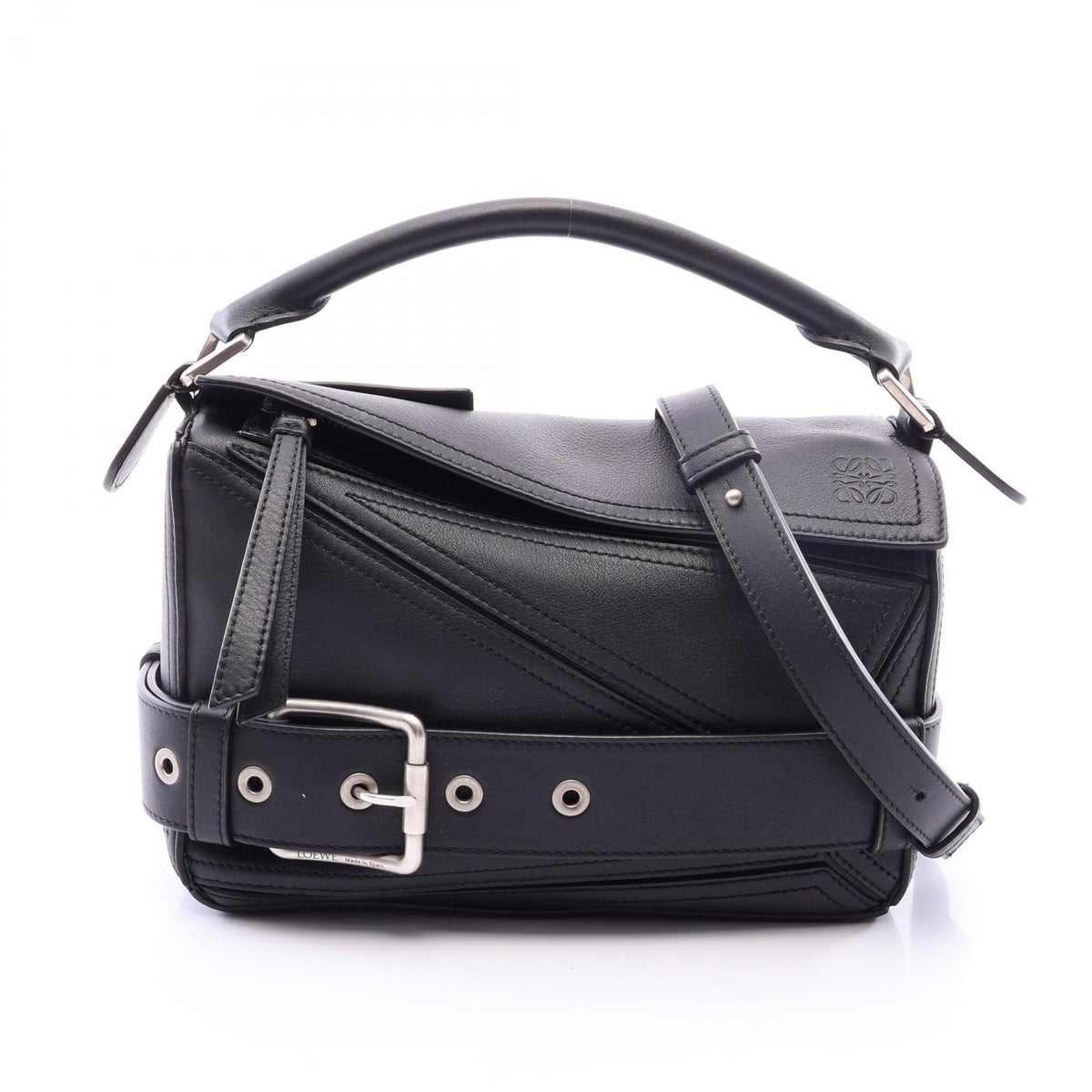 ロエベ パズル バイカー バッグ スモール 2WAY ハンドバッグ ブラック系 バッグ LOEWE
