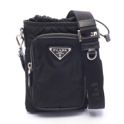 プラダ Re-Nylon スマートフォンケース ショルダーバッグ ブラック系 バッグ PRADA