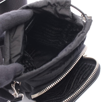 プラダ Re-Nylon スマートフォンケース ショルダーバッグ ブラック系 バッグ PRADA