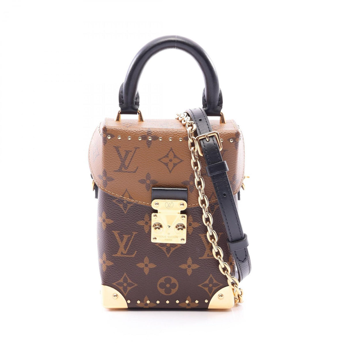 ルイ・ヴィトン カメラボックス モノグラムリバース 2WAY ハンドバッグ ブラウン系 バッグ LOUIS VUITTON