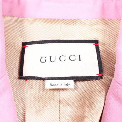 グッチ GGボタン テーラードジャケット ピンク系 アウター GUCCI