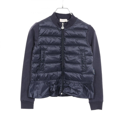 モンクレール カーディガン 切替 キッズ ダウンジャケット ネイビー系 アウター MONCLER