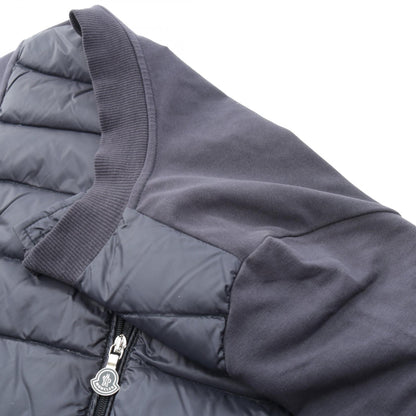モンクレール カーディガン 切替 キッズ ダウンジャケット ネイビー系 アウター MONCLER