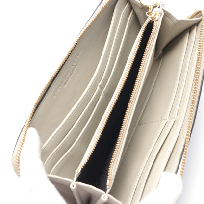 ZIP WALLET BICOLOR ラウンドファスナー長財布 フェイクレザー ブラック ステラマッカートニー 財布・小物 Stella McCartney