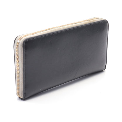 ZIP WALLET BICOLOR ラウンドファスナー長財布 フェイクレザー ブラック ステラマッカートニー 財布・小物 Stella McCartney