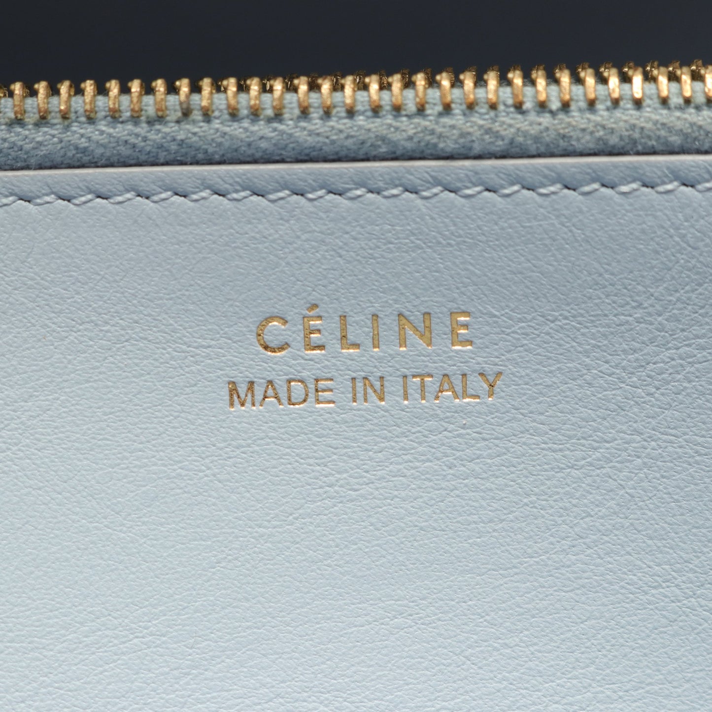 ラージフラップ マルチファンクション 二つ折り長財布 レザー グレー セリーヌ 財布・小物 CELINE