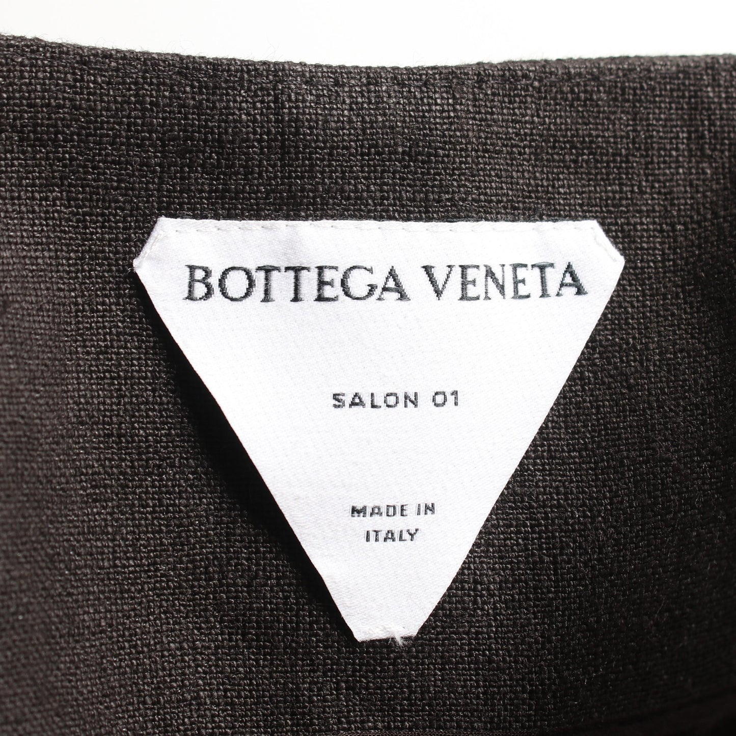 オールインワン リネン ブラック ボッテガヴェネタ ワンピース BOTTEGA VENETA