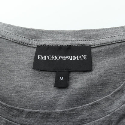 Tシャツ フロッキープリント コットン グレー マルチカラー エンポリオアルマーニ トップス EMPORIO ARMANI