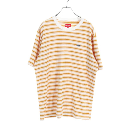 Multi Stripe Terry Tee Tシャツ コットン オレンジ マルチカラー 18ss シュプリーム