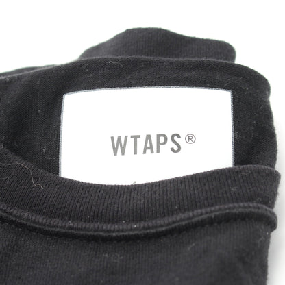 WTAPS × UNDERCOVER カットソー コットン ブラック ロゴ ダブルタップス トップス WTAPS