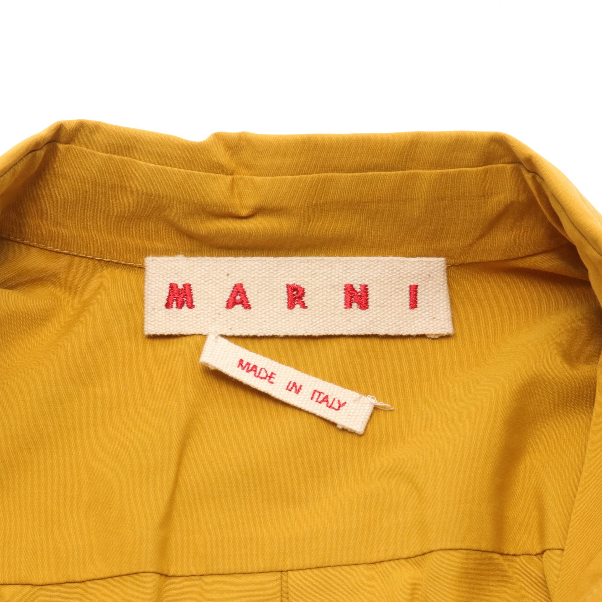 シャツ コットン イエロー マルニ トップス MARNI