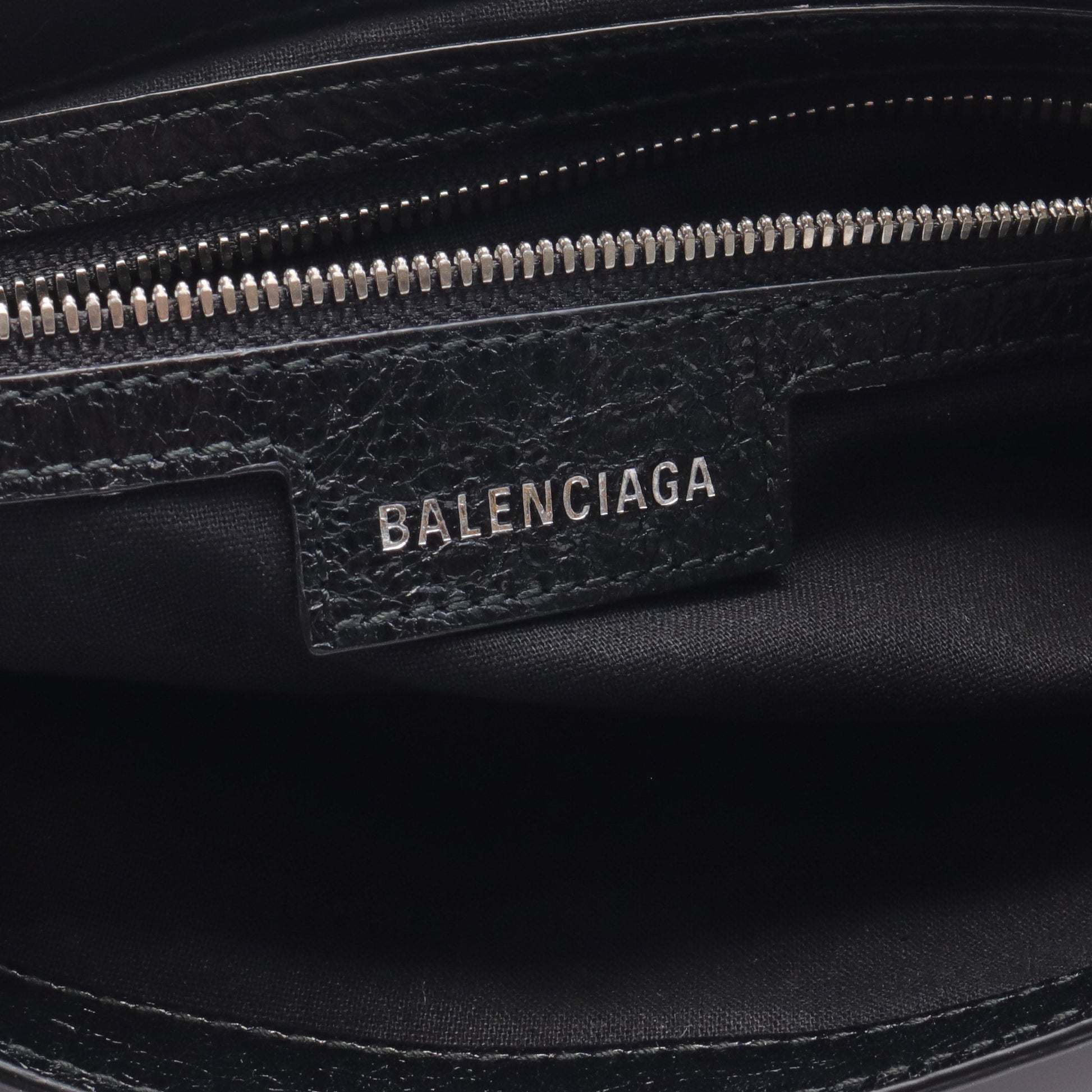 LE CAGO ショルダーバッグ レザー ブラック バレンシアガ バッグ BALENCIAGA