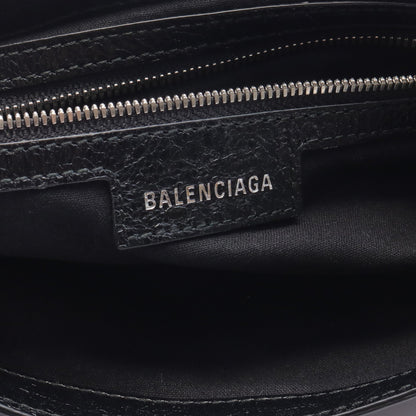 LE CAGO ショルダーバッグ レザー ブラック バレンシアガ バッグ BALENCIAGA