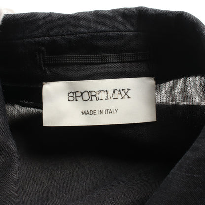 ジャケット シャツ ラミー ブラック スポーツマックス トップス SPORTMAX