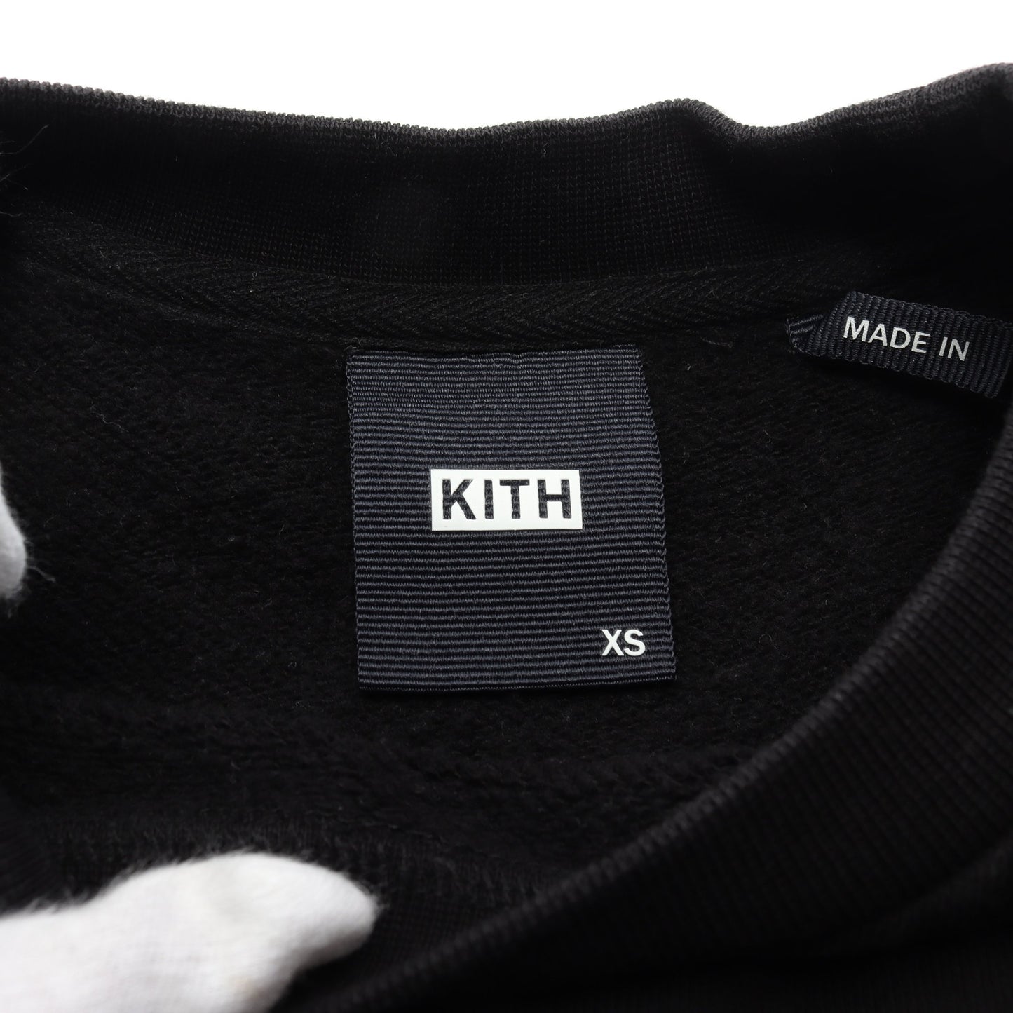 スウェットシャツ ロゴ刺繍 コットン ブラック キス トップス KITH