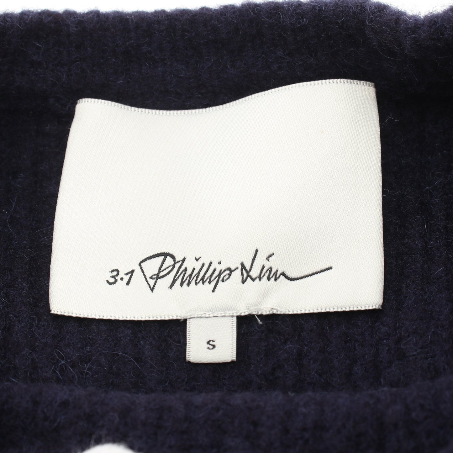 ニット ナイロン アルパカ ネイビー ビジュー スリーワンフィリップリム トップス 3.1 Phillip Lim