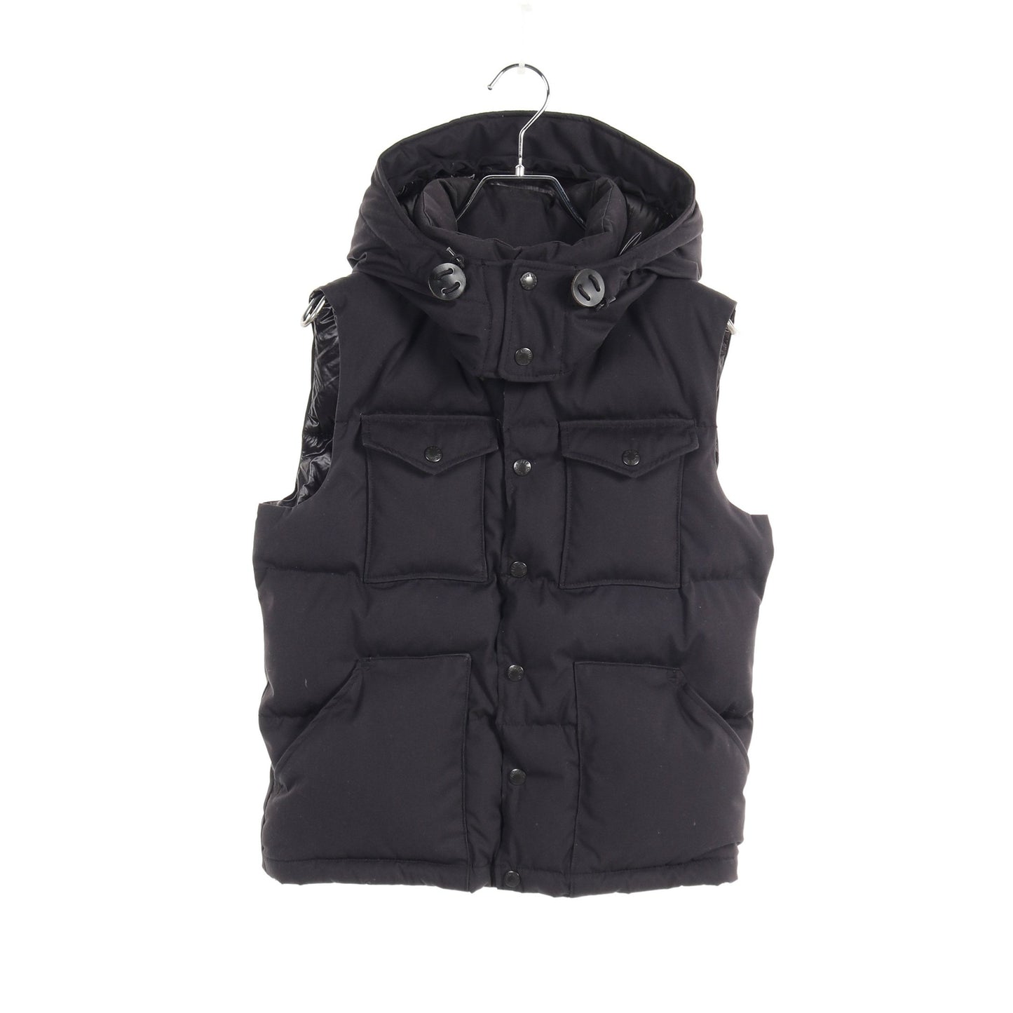 Hooded Sierra Vest ダウンベスト コットン ブラック フード付き ザノースフェイスパープルレーベル アウター THE NORTH FACE PURPLE LABEL