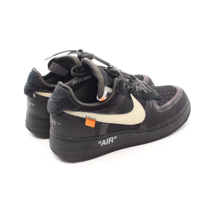 NIKE × OFF-WHITE AIR FORCE 1 LOW GHOSTING 2.0 スニーカー ファブリック スエード ブラック ベージュ ナイキ