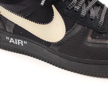 NIKE × OFF-WHITE AIR FORCE 1 LOW GHOSTING 2.0 スニーカー ファブリック スエード ブラック ベージュ ナイキ