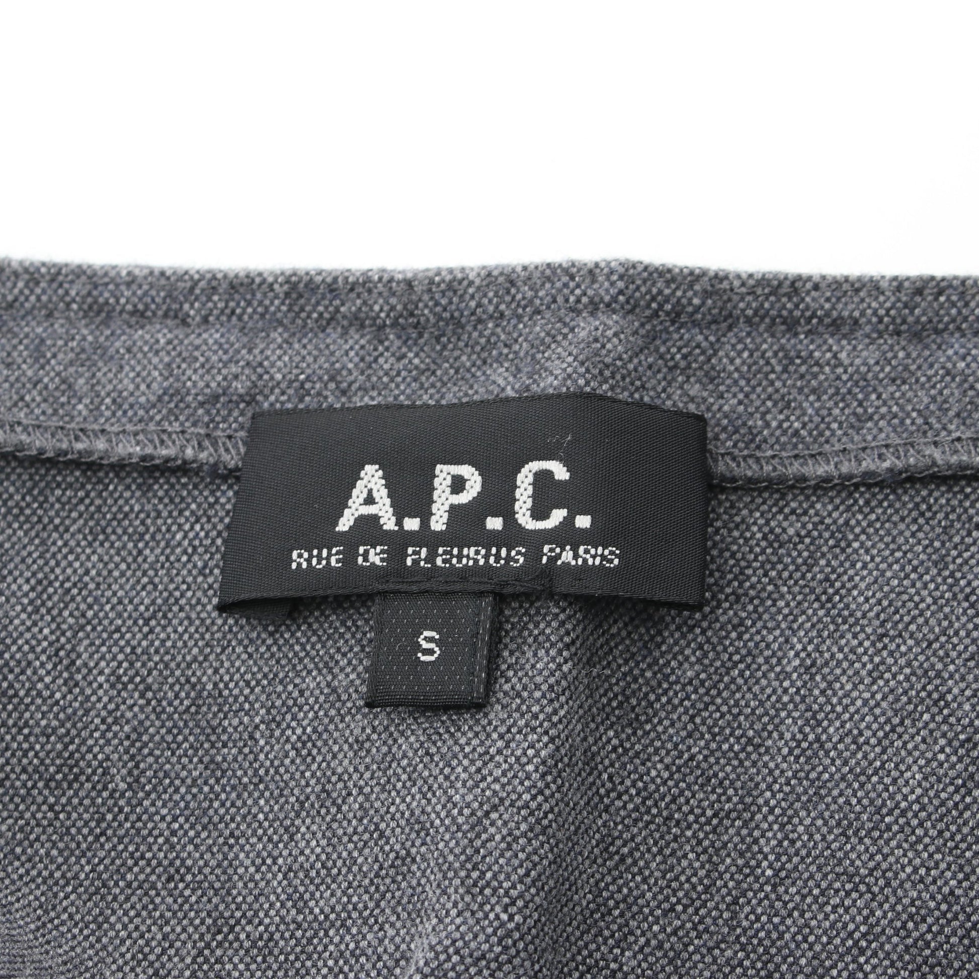 ワンピース クルーネック ウール グレー アーペーセー ワンピース A.P.C.