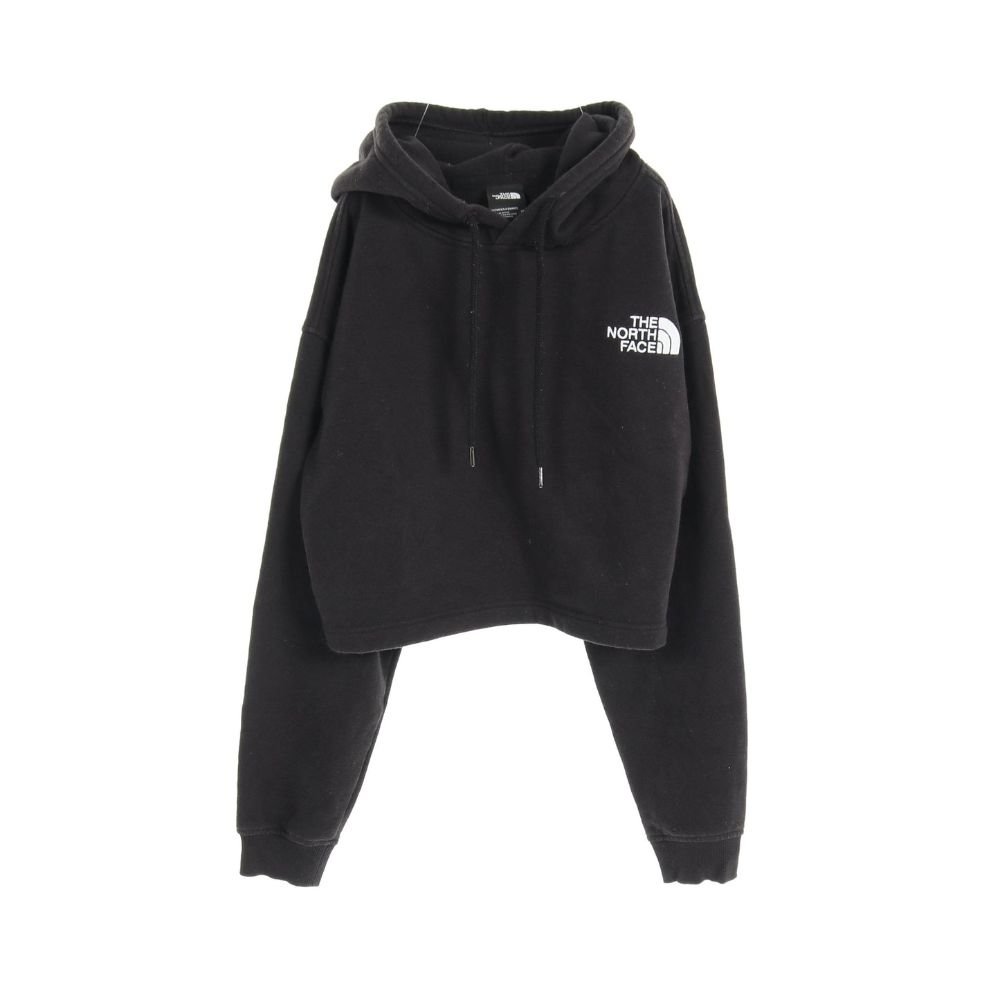 クロップド プルオーバーパーカー ロゴ コットン ブラック ザノースフェイス トップス THE NORTH FACE