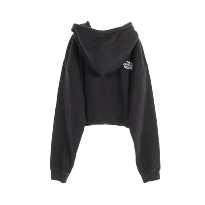 クロップド プルオーバーパーカー ロゴ コットン ブラック ザノースフェイス トップス THE NORTH FACE