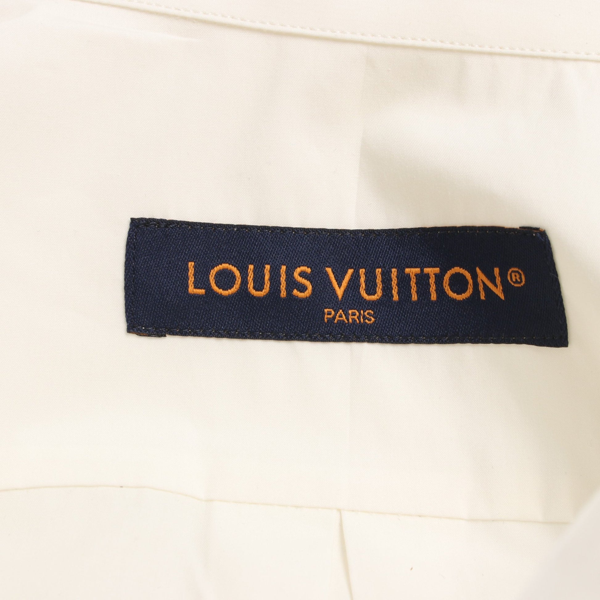 ICONIC COLLARS SHIRT シャツ コットン オフホワイト ルイヴィトン トップス LOUIS VUITTON