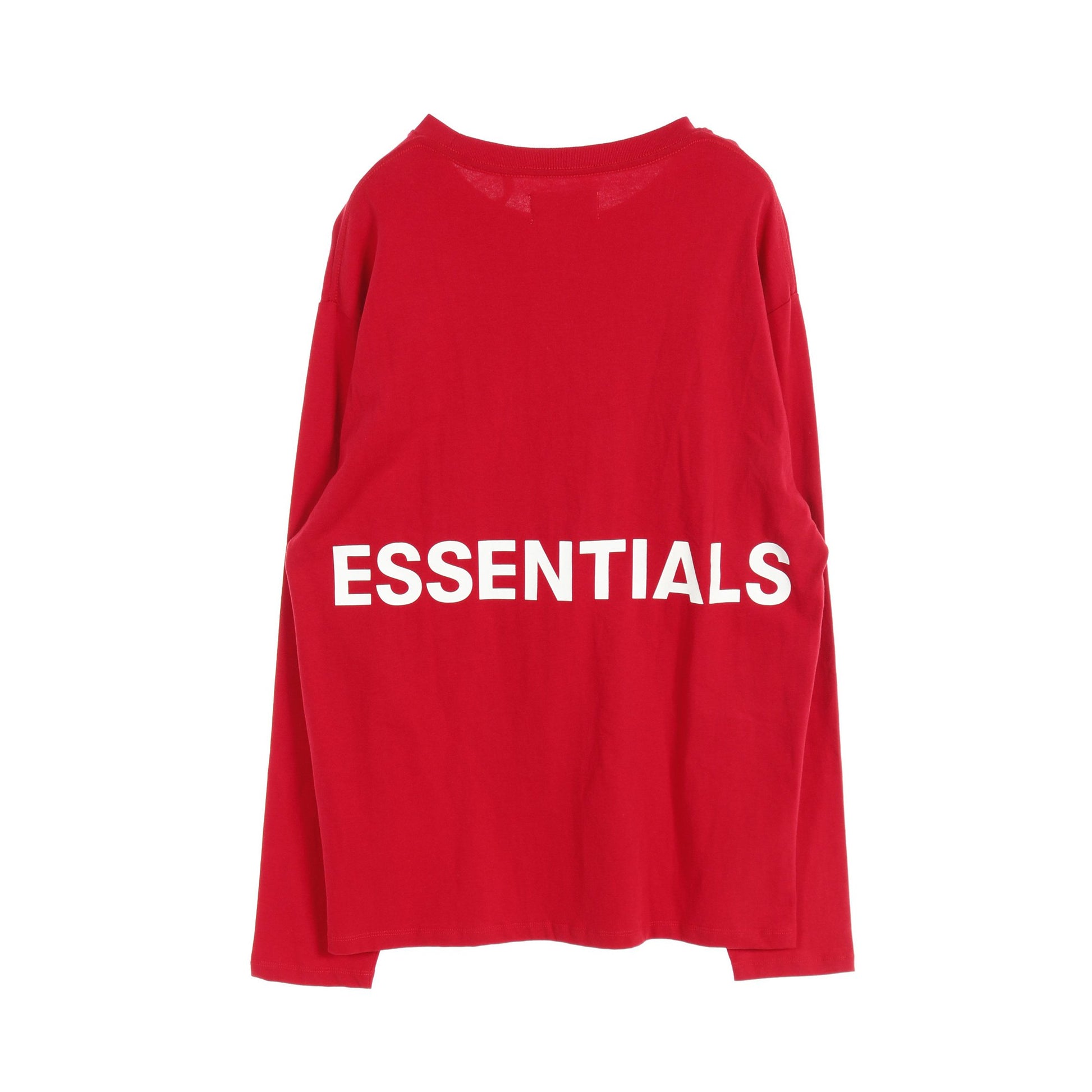 カットソー バックロゴプリント コットン レッド エフオージーエッセンシャルズ トップス FOG ESSENTIALS